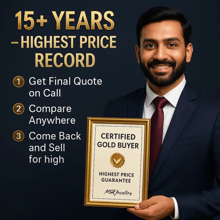 MSR Jewellery - Highest Paying Gold Buyer in Chennai