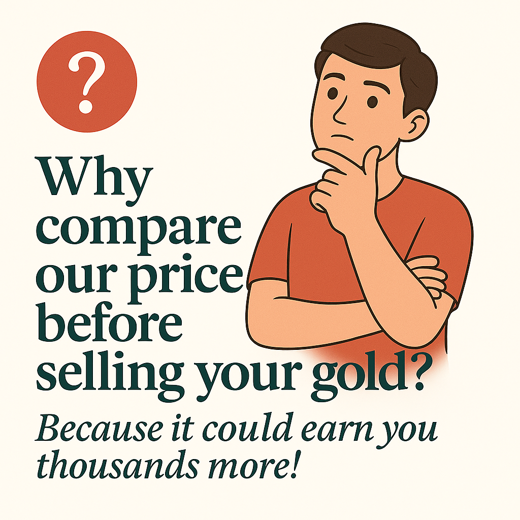 Why compare our old gold price?